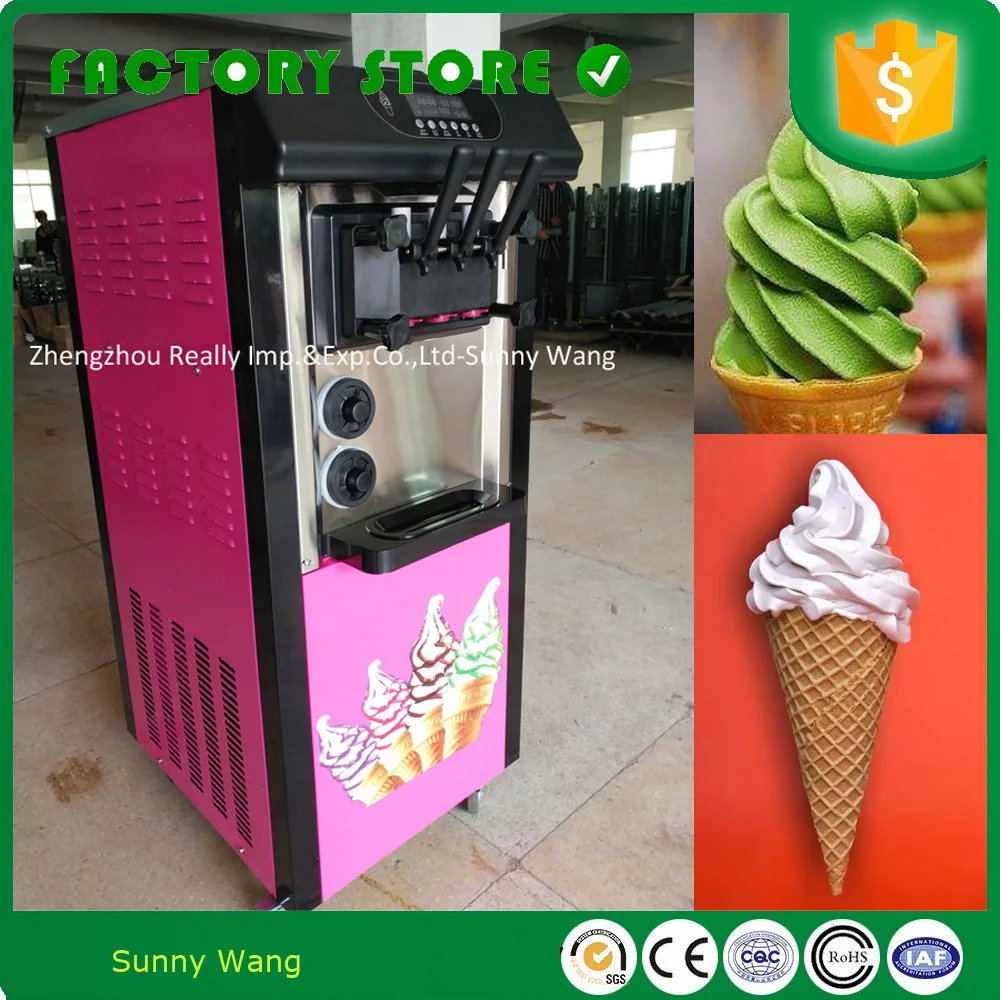 220v 20L/H intelligent automatic Soft ice cream machine commercial ice