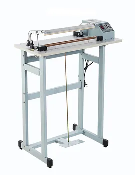 400mm Foot Pedal Impulse Sealer Plastic Bag Heat Sealing Machine Package Shrinking for Food Electric Beverage Packing Use SF-400 handheld heat impulse sealer plastic aluminum bag sealing machine iron body manual sealer small food saver packer 400mm sf 400