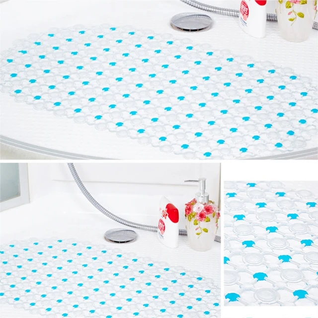 PVC Shower Bat Tub Carpet Safety Non Slip Mats With Suction Cups Extra-long Bubble Cushion Anti-slip Bath Mats Christmas