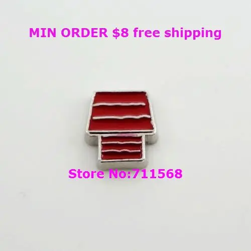 

Pet Red House Floating Charm Peanuts Comic Characters Locket Charm Pendant For Living Floating Locket DIY Charms