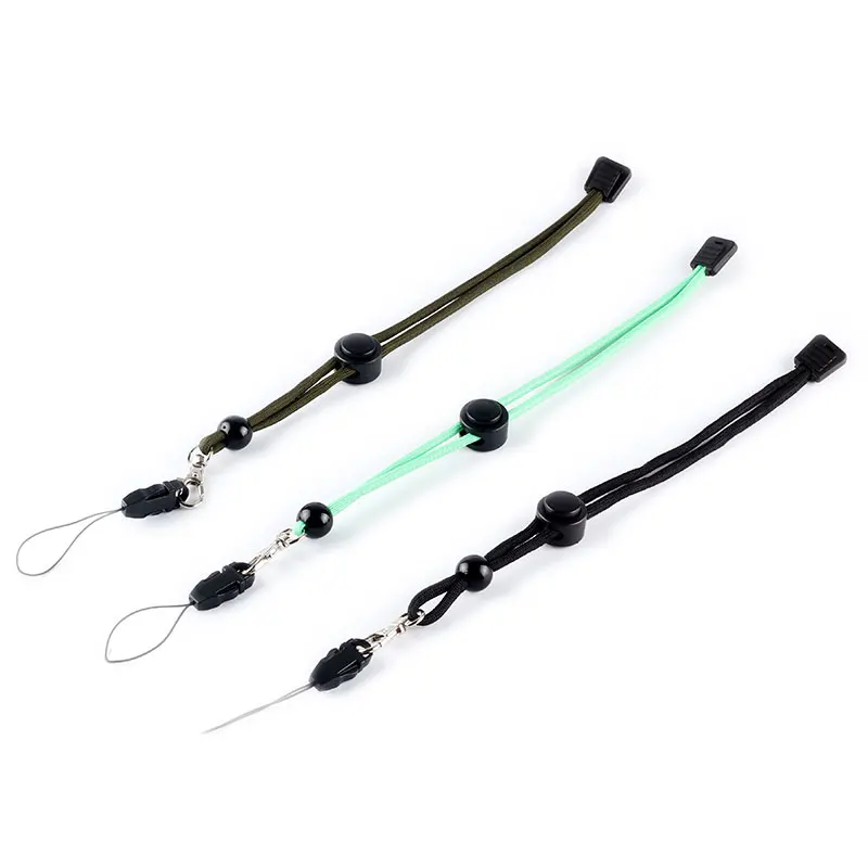 

Flashlight lanyard,hand strap, wrist strap, adjustable tail rope, with a key buckle, black / fluorescence green / army green
