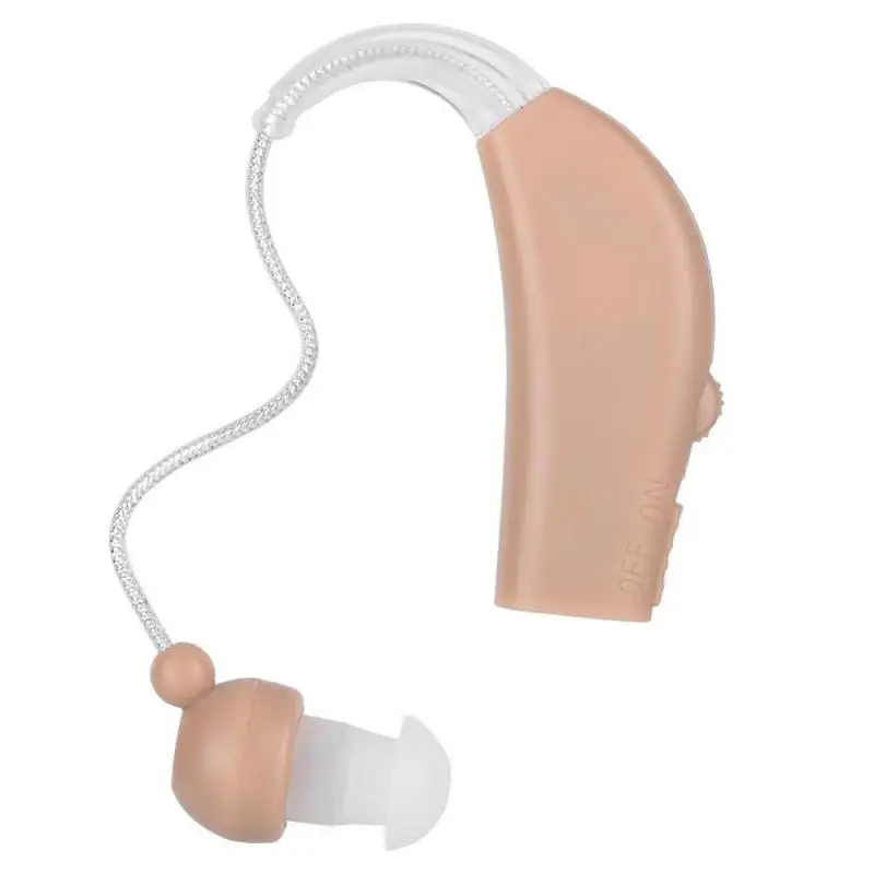 Rechargeable Hearing Aids Sound Voice Amplifier Behind The Ear US Plug