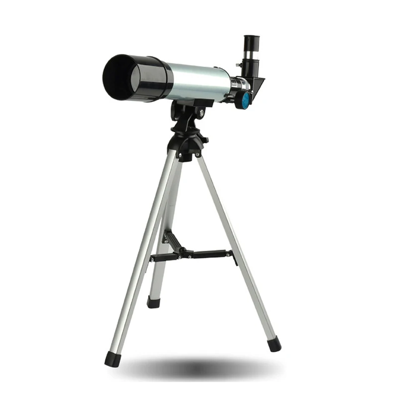 Рефракция 360X50 астрономический телескоп с портативным штативом Sky Монокуляр Telescopio космический прицел наблюдения подарок