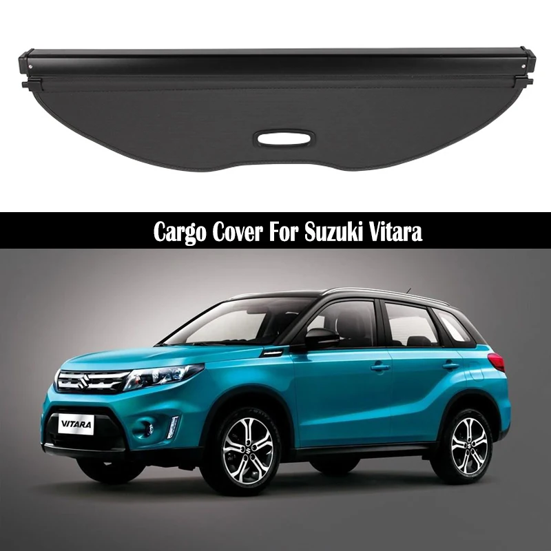 

Rear Cargo Cover For Suzuki Vitara 2016 2017 2018 2019 privacy Trunk Screen Security Shield shade Auto Accessories