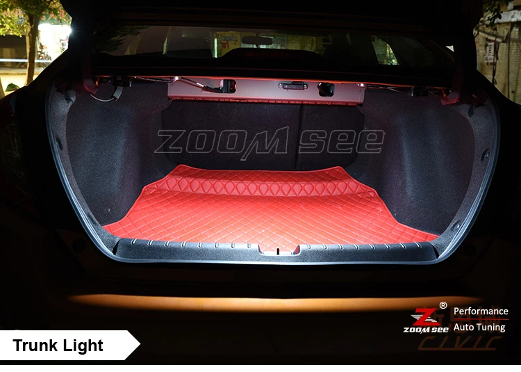 9 шт. светодиодный задний фонарь+ внутреннее верхнее освещение комплект+ боковые габаритные огни для Honda Для Civic 10th Gen