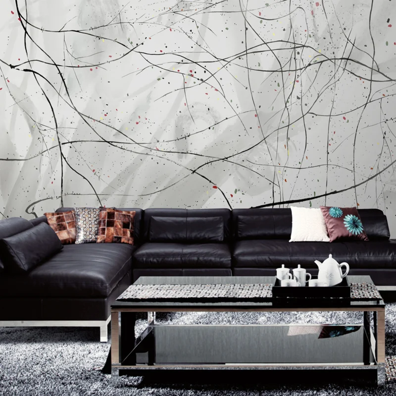 

Free shipping Wall Art Wallpaper Nonwoven marriage television background large mural Custom Size