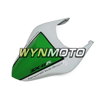 Полный ABS инъекции Обтекатели для Kawasaki ZX-6R ZX6R 636 2007 2008 мотоциклетные Обтекатели зеленый черный, Белый Цвет рамы кузова