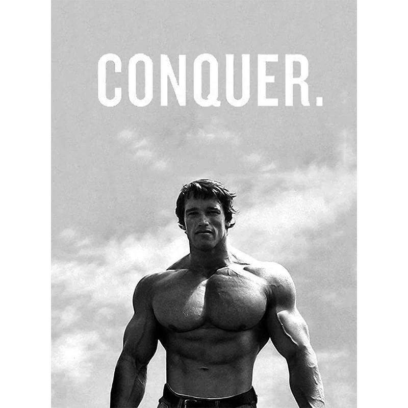 

Arnold Schwarzenegger Bodybuilders Fitness Inspirational Canvas Painting Wall Art Style Painting 30 x 40 Inch Living Room Poster