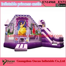 PVC7x5m tarpaulin inflatable font b bouncers b font with slide for kids and baby