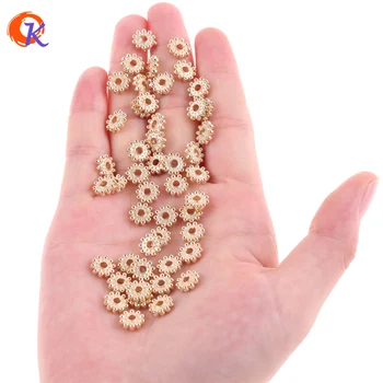 

Cordial Design 8MM 1000Pcs/Lot Earring Findings/Acrylic Beads/Gold UV Plating/Wheel Shape/Hand Made/Beads Jewelry Accessories