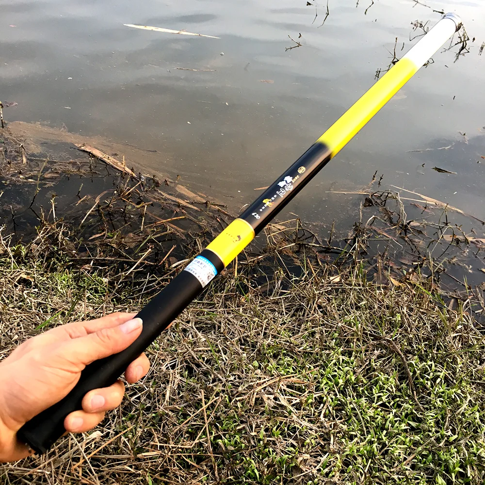 GHOTDA Stream 2.7m-6.3m Hard Telescopic Fishing Rod for Carp Fishing With Extra Top-two Tips GHOTDA Stream 2.7m-6.3m Hard Telescopic Fishing Rod for Carp Fishing With Extra Top-two Tips