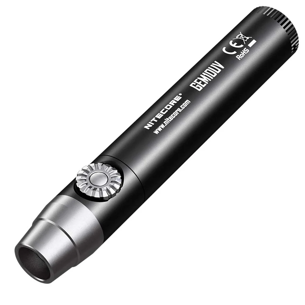 NITECORE GEM8 идентификация нефрита фонарь профессиональный ювелирный светильник 500 LMs CREE XP-L HI V3 светодиодный вспышка светильник без Батарея - Испускаемый цвет: GEM10UV