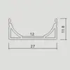 C21 5 Sets 50cm U Shape LED Aluminum Channel System With Diffuse Cover End Caps Aluminum Profile for LED Strip Lights ► Photo 2/3