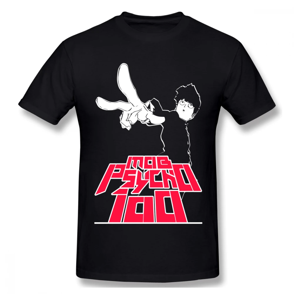 Mob Psycho 100 аниме футболка для мужчин плюс размер 4XL 6XL группа Camiseta | Мужская одежда