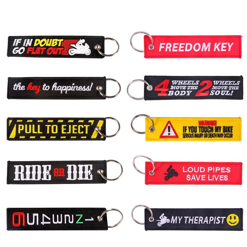 

3PCS/LOT Stitch Engineer keychains for Aviation Gifts aviation keychain Custom Embroidery Keychain Ring Key Tags