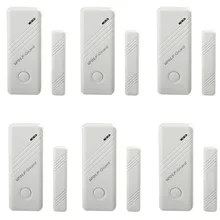 6 x Wolf-Guard беспроводной контактный дверной и оконный магнитный датчик детектор для домашней сигнализации системы безопасности для обнаружения открытой двери 6 шт./партия