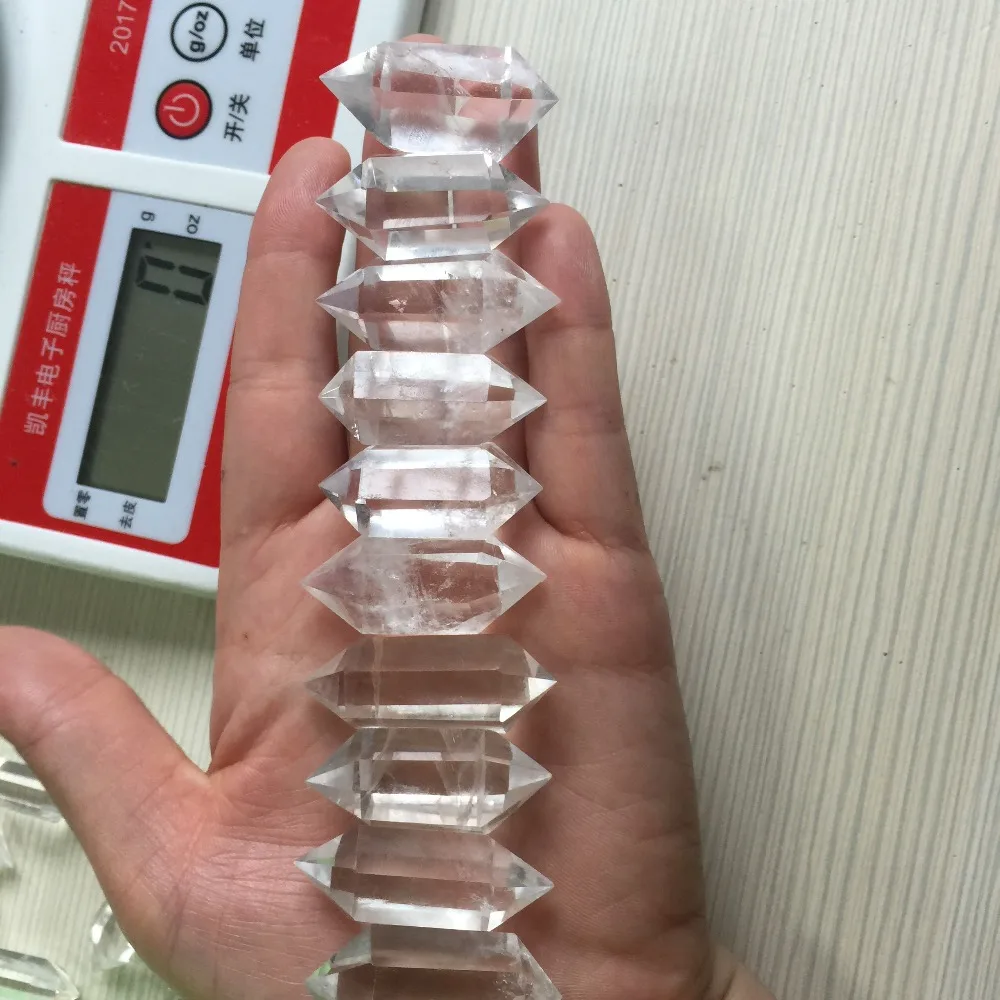 10 шт много натуральный прозрачный полированный кристалл кварца естественная форма целебные палочки продукты фэн-шуй