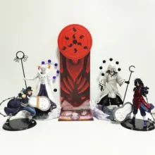 Naruto Action Figure Obito Madara Pvc Model Speelgoed Beeldje Nartuo Shippuden Anime Madara Maan Plan Base Collection Speelgoed Diorama