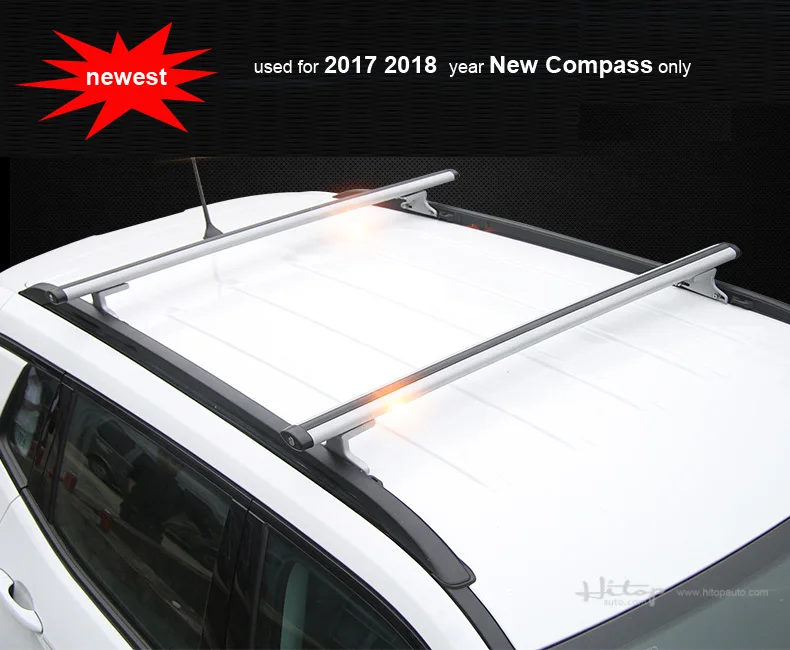 Ходовой товар для jeep Compass поперечная рейка на крышу 2011 2020. Серебряный или черный