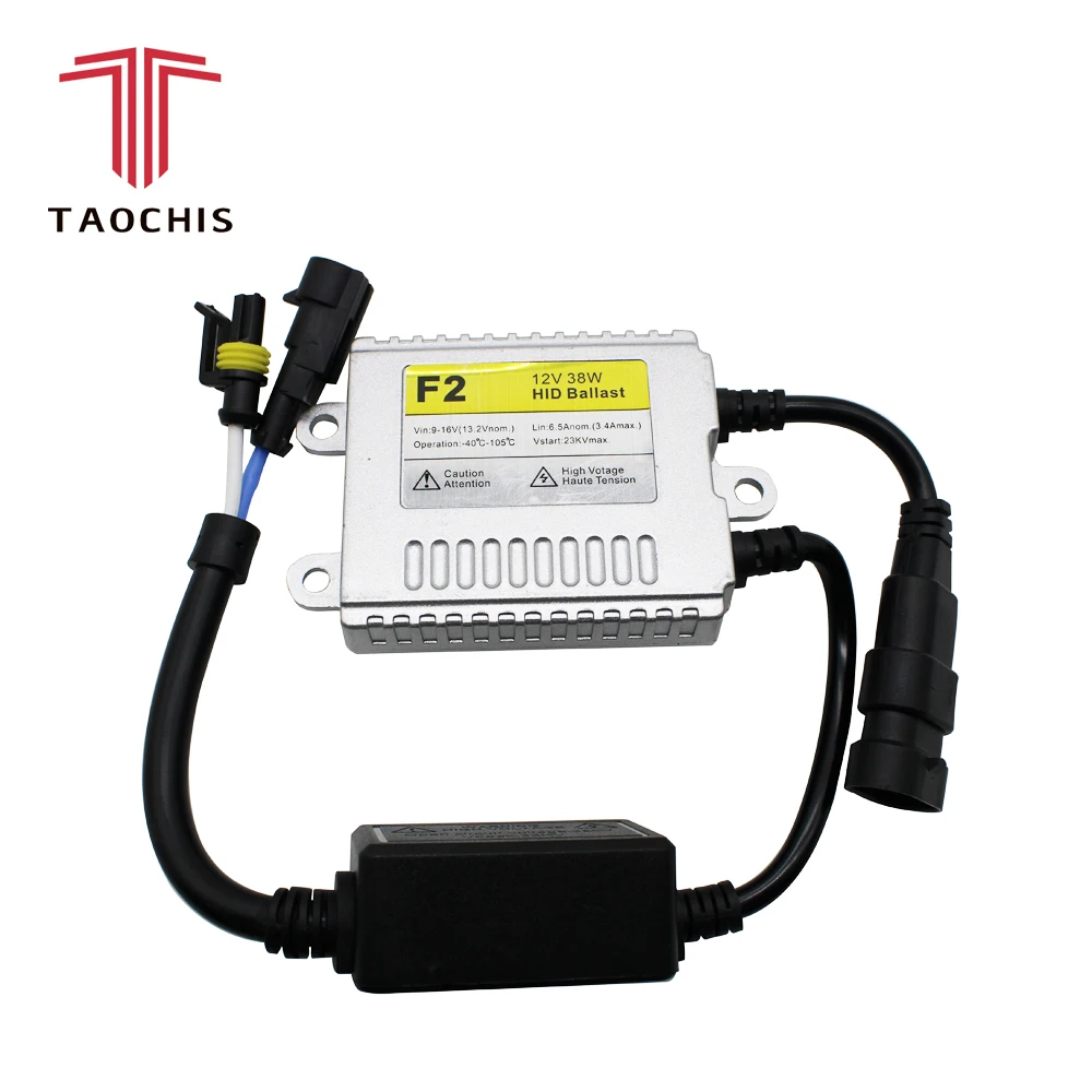 

TAOCHIS AC 12V 38W Car-styling HID Xenon Ballast Fast Start Ignition digital block Starter for D2S D2C D2R H1 H4 H7 H11 lamp