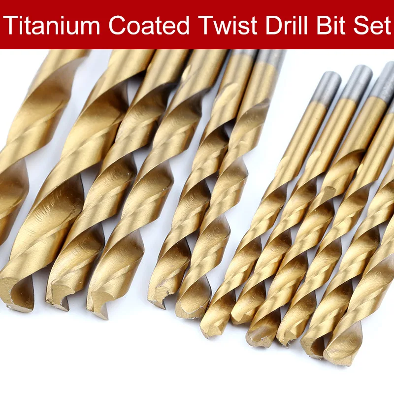 99pcs Twist Drill Bit Set Saw Set HSS High-speed Steel Drill Metal Wood Tool Woodworking 1.5/2/2.5/3/3.2/3.5/4/4.5/6.5/8/10mm