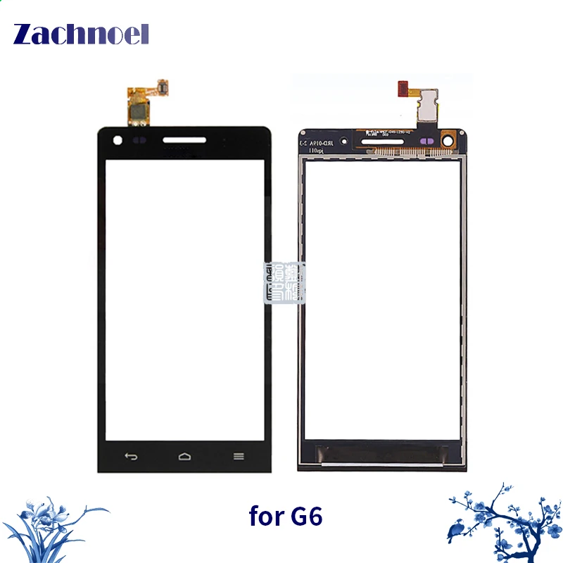 10 шт. 4.5 ''сенсорный Панель для Huawei Ascend G6 Сенсорный экран планшета Сенсор