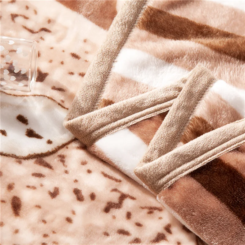 LREA распродажа плотное зимнее супер мягкое фланелевое одеяло с высокой плотностью Посылка на диван-кровать