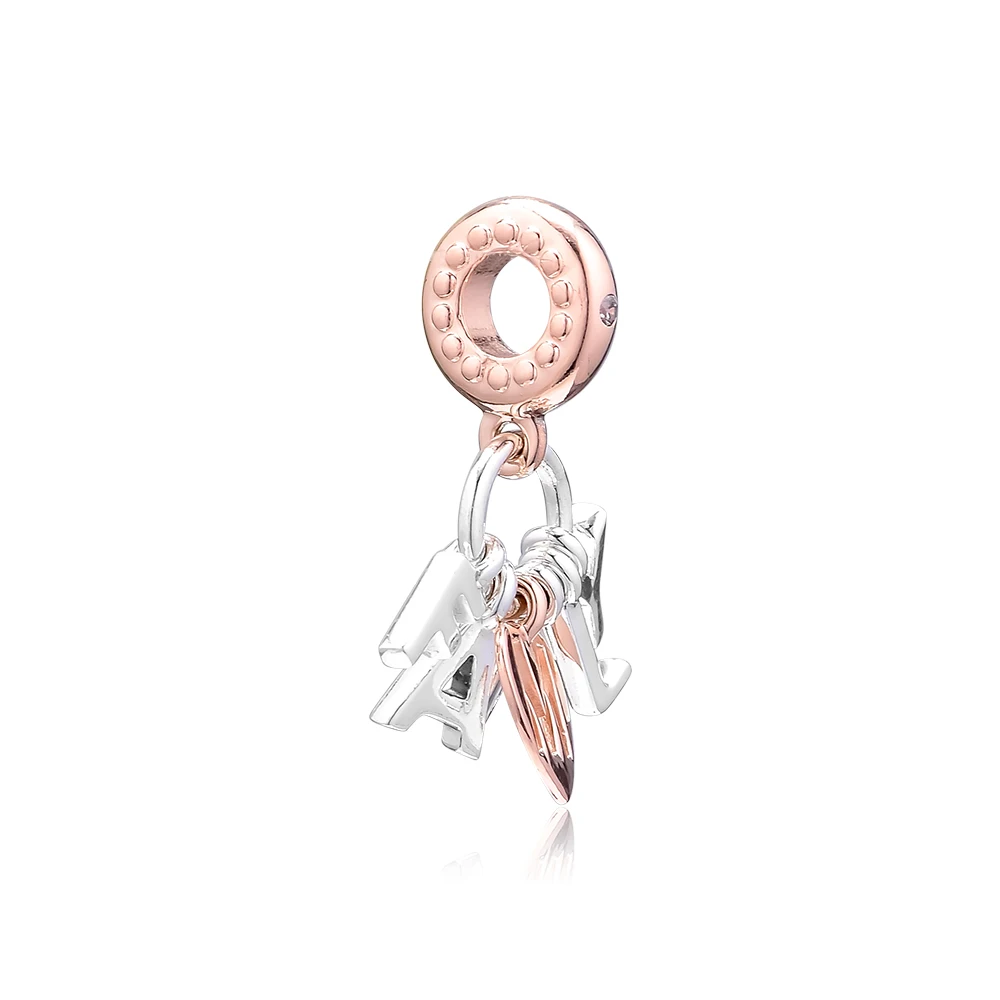 CKK Fit Pandora Браслеты Perfect Family Charms 925 оригинальные бусины из стерлингового серебра