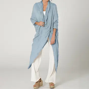 

S-5XL Womens Spring Autumn Blouse Solid Color Summer Tunic Tops Plus Size Casual Loose Tops Blouse Elegant Shirt Female Blusas