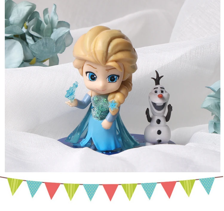 Disney Princess Toys 3pcs/Set 5-8cm Kawaii Q Vesion Frozen Elsa Doll Action Figure Toys Gift New Loose High Dolls For Children Disney Princess Toys 3pcs/Set 5-8cm Kawaii Q Vesion Frozen Elsa Doll Action Figure Toys Gift New Loose High Dolls For Children