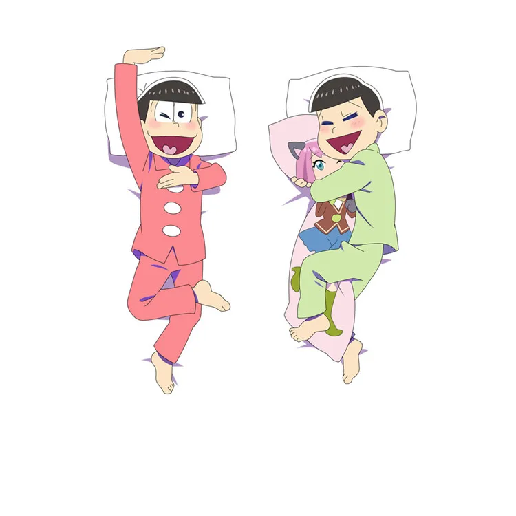 63054 Mr Osomatsu San аниме Dakimkura подушка для тела 2 способа трико на заказ Подушка Чехол - Цвет: 63054