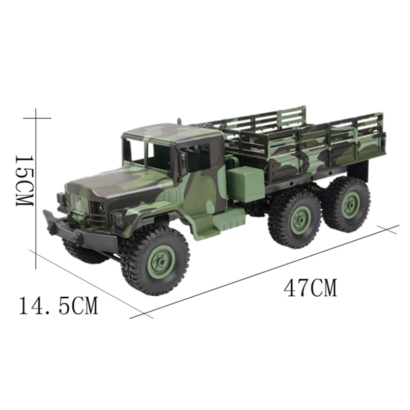 2 4 г 1:12 6WD внедорожный военный грузовик RC Светодиодный фонарь RTR металлические c