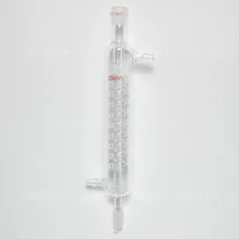 200 мм, 14/23, Грэм конденсатор, стеклянная спиральная колонна, лабораторная стеклянная посуда для химических средств
