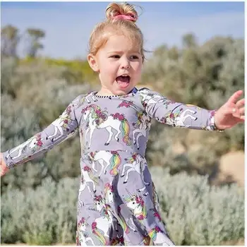 

5pcs/lot New Kids clothes Baby Girls Dresses spring autumn Animal Purple Dress Girl Dress 2-7T sylvia 562559492982