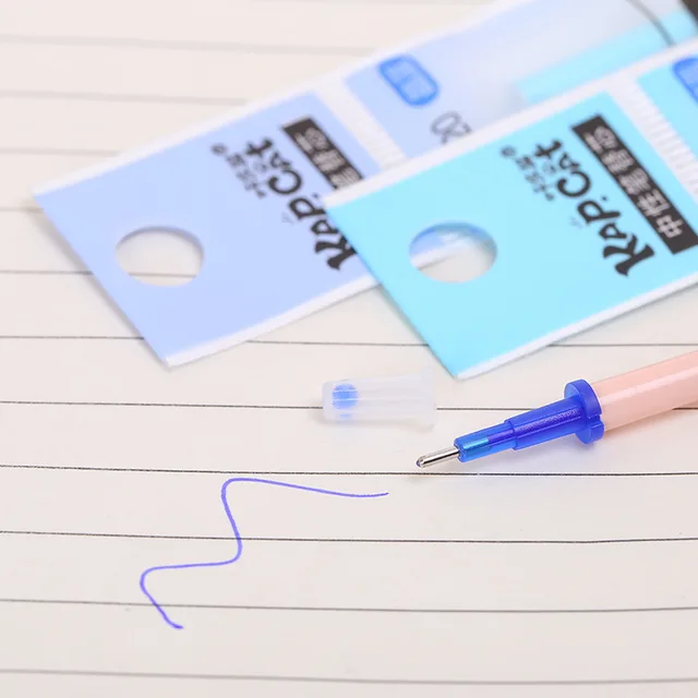 Best Offers 0.38mm Erasable Pen Refill Blue Ink For Pen Refills Magic Gel Pen School Stationery 10pcs Best Offers 0.38mm Erasable Pen Refill Blue Ink For Pen Refills Magic Gel Pen School Stationery 10pcs