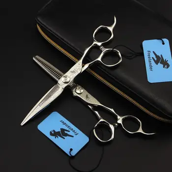 

Freelander 6 Inch 9CR Hair Cutting Scissors Hairdressing Professional Hair Scissors Thinning Shear Barber Scissors