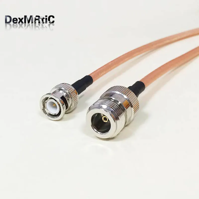 

High-quality low-low BNC Male Plug Switch N Female Jack RF coaxial cable adapter RG142 50CM 20" Adapter