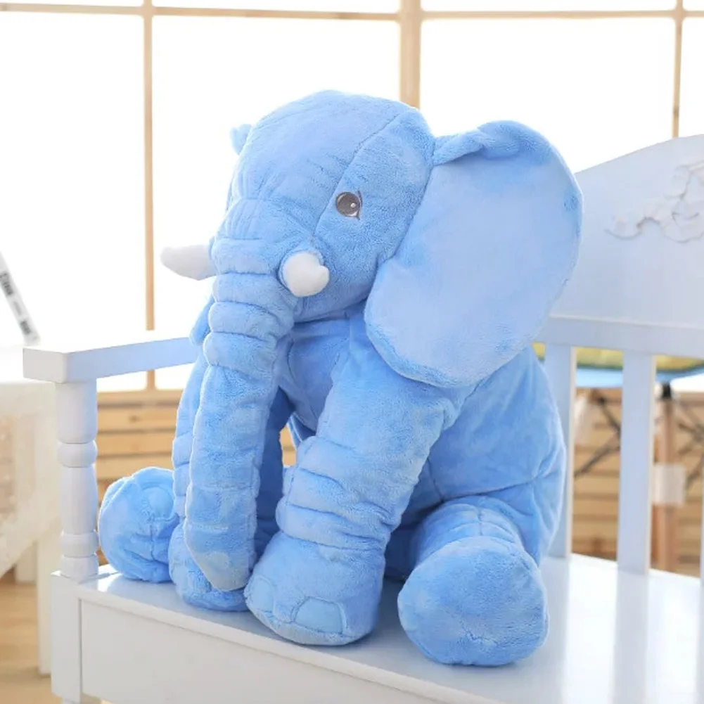 Cale Bebes Bebe Puericulture Stuffed Animal Cushion Kids Baby Sleeping Soft Pillow Toy Cute Elephant Shape Cotton Doll Stuffed Plush Soft
