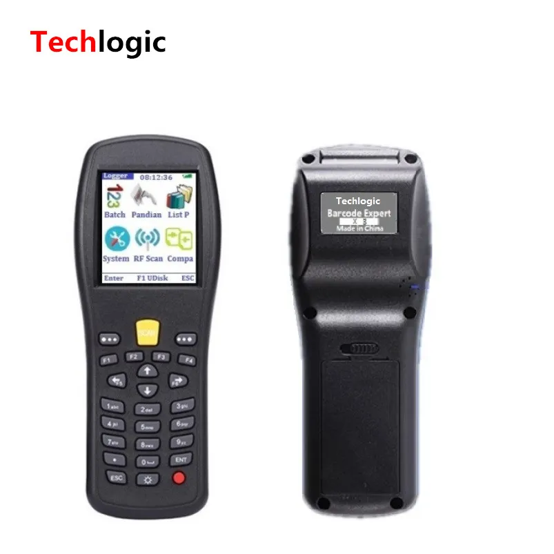 Techlogic X3 Wireless Barcode Scanner Handheld Terminal PDA Wireless Bar Code Reader Laser Barcode Gun Inventory Scanner