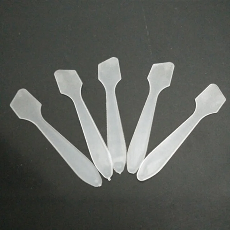 

10/20Pcs Transparent Plastic Cosmetic Spatula Mask Spoon Facial Mask Stick DIY Masks Cream Face Beauty Makeup Tool