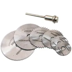 Новый портативный роторный инструмент круговой пилы лезвия резка диски оправка для Dremel среза 7 шт