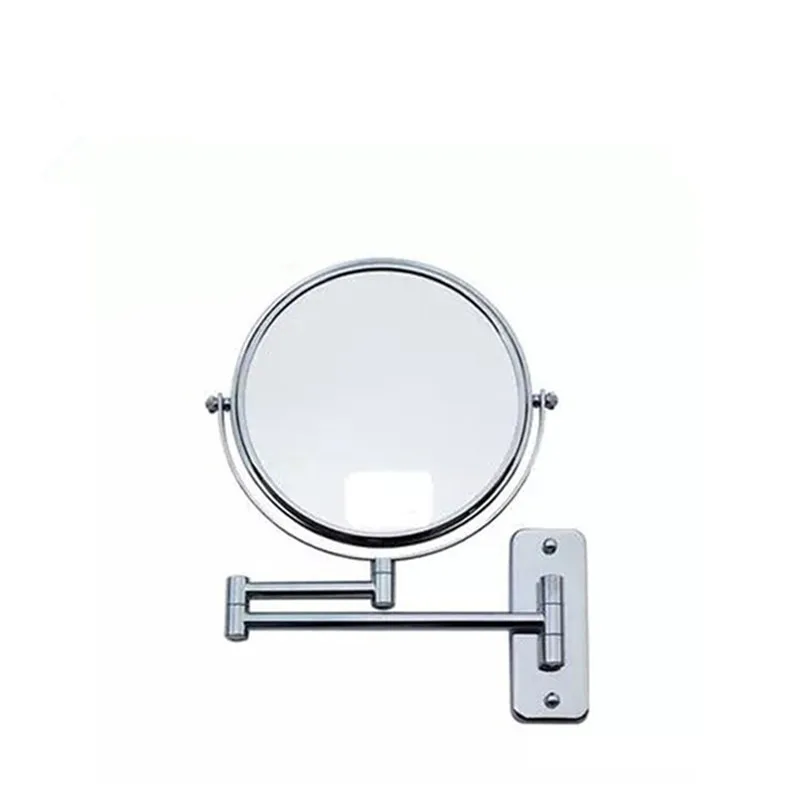

6/7/8inch Metal wall mounted mirror Adjustable folding high definition make up mirror large double sided mirror bathroom mirror