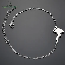 Nextvance бренд из нержавеющей стали браслет с Фламинго кран Птица Милые Браслеты с животными Рождественский подарок Европейский стиль ювелирные изделия
