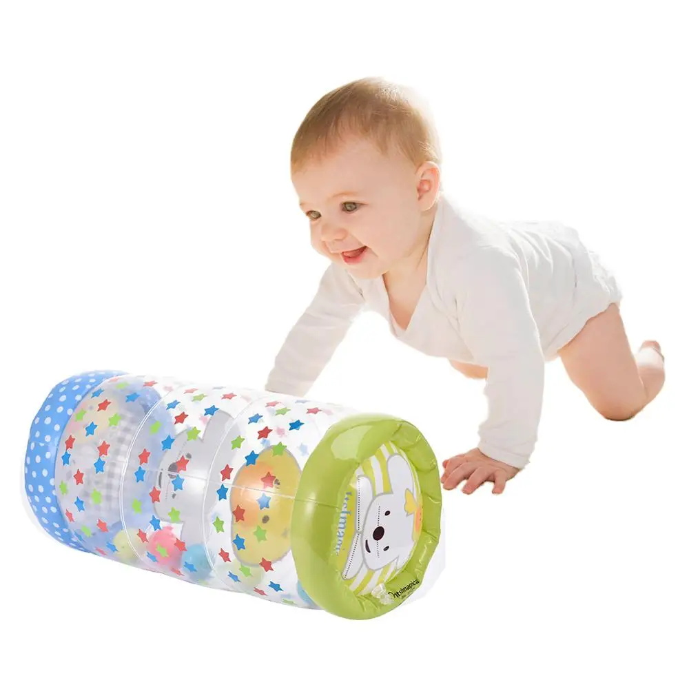 

Crawling Plastic Training Roller Infant Inflatable Durable Roller Bao Exercise Early Learning Infants Toddlers Stimulation Growt
