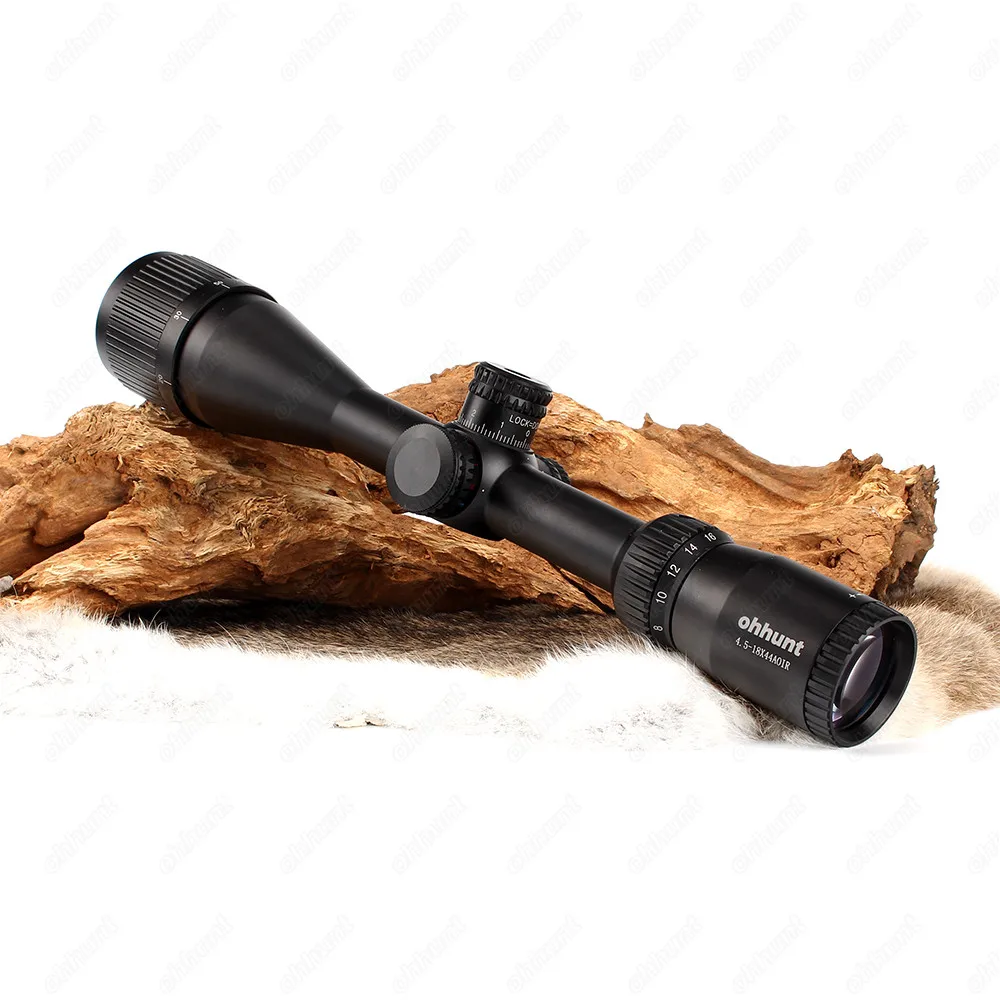 Ohhunt 4.5-18x44 AOIR Hunting Riflescope Red Green Blue Illumination Reticle Tactical Optics Optical Sight Target Rifle Scope (13)