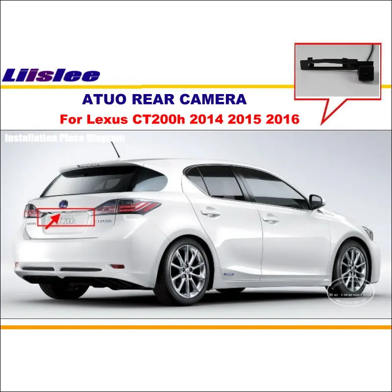 Liislee заднего вида Камера для Lexus CT200h /Обратный Камера/HD CCD RCA ntst PAL /номерной знак лампа Камера