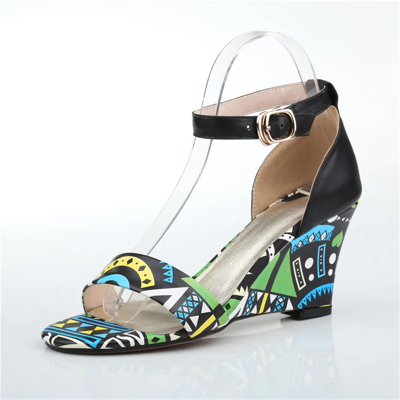 Fedonas Femme rouge Marque Hauts En Véritable Robe Sandales Bleu À Cuir Talons Mode De Noce Chaussures Pompes Femmes Mariée D'été vxwrRHv