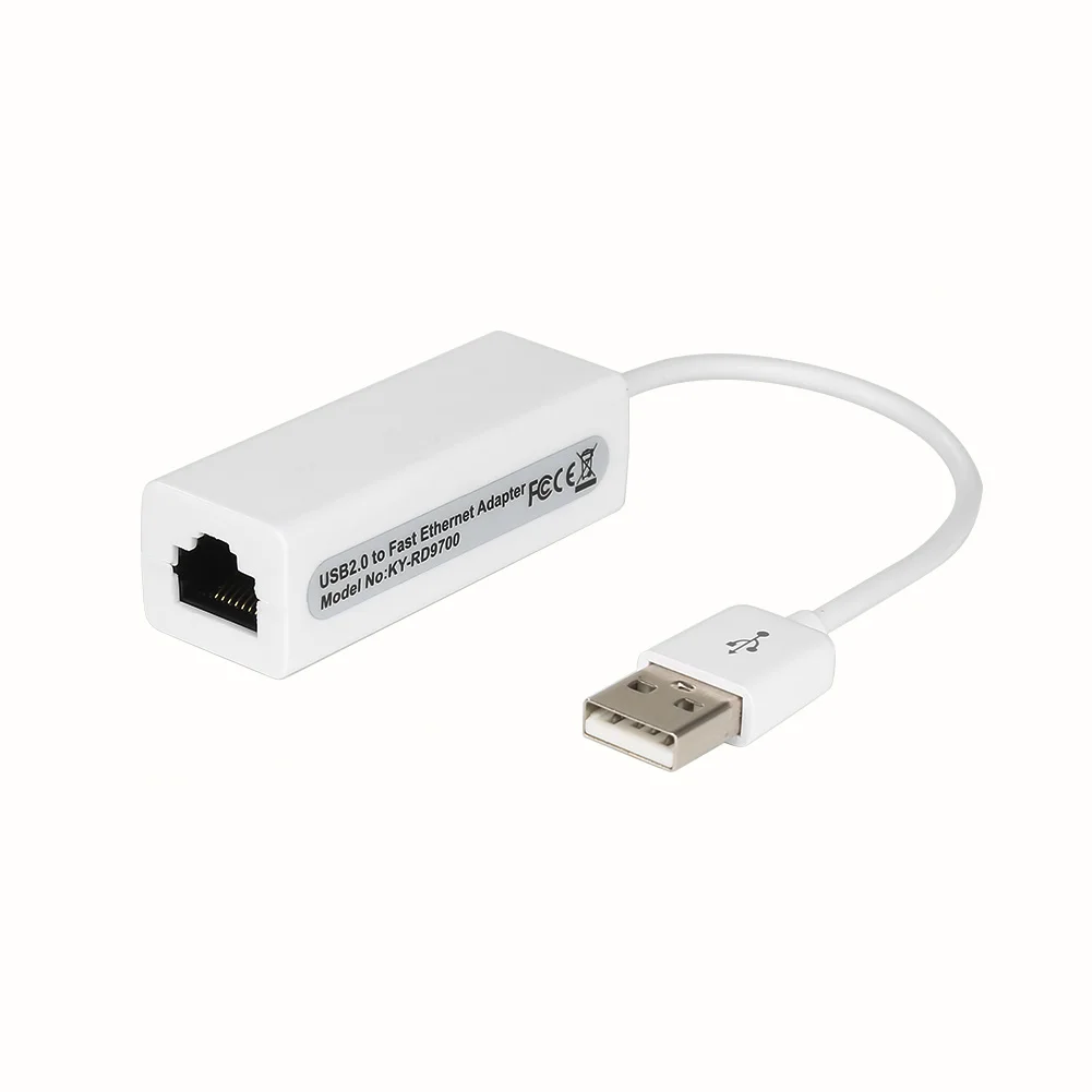 1 шт. USB Ethernet адаптер USB 2,0 Сетевая карта USB Интернет RJ45 Lan 10/100 Мбит/с на ПК и Mac OS планшетный ПК с системой андроида Windows 7 8