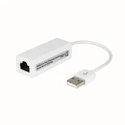 1 шт. USB Ethernet адаптер USB 2,0 Сетевая карта USB Интернет RJ45 Lan 10/100 Мбит/с на ПК и Mac OS Android планшеты Windows 7 8