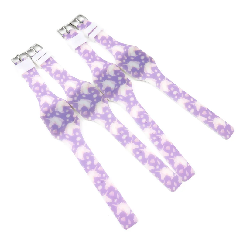 

Silicone watch color printing dreamy unicorn cartoon LED luminous watch